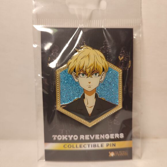 Tokyo Revengers Chifuyu Matsuno Golden Series Enamel Pin Official Color Badge - Picture 1 of 2